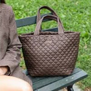 MZ Wallace medium metro deluxe tote WALNUT